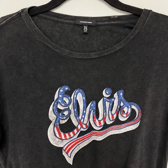 R13 Elvis Flag Boy Tee. Size medium. - Picture 3 of 12